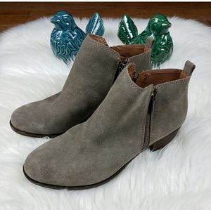Lucky Brand suede booties 8
